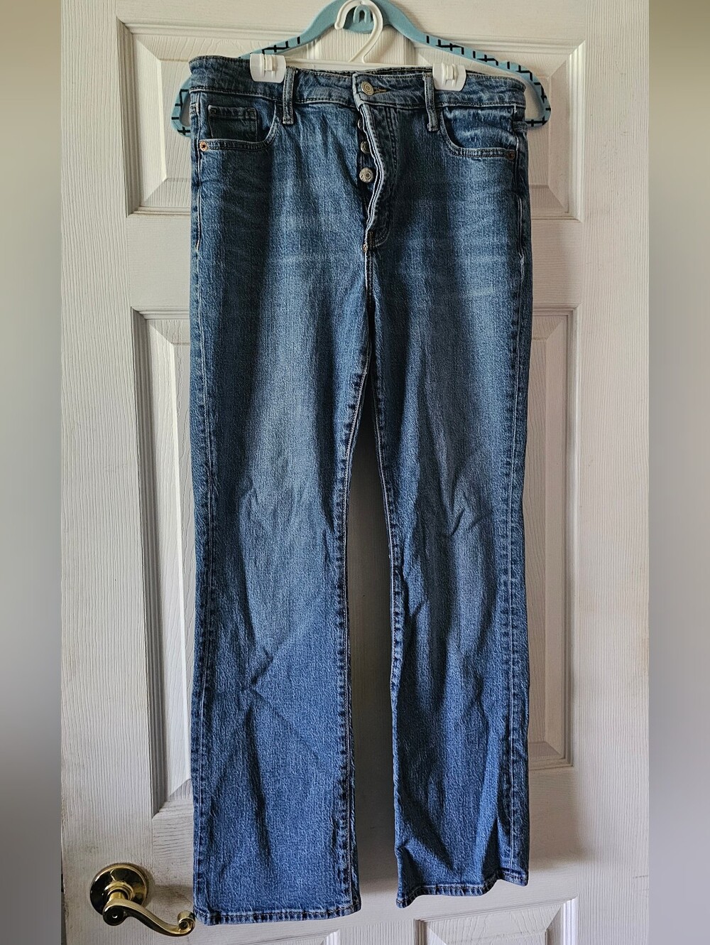 Old Navy Light Blue Denim Jeans with Button Fly